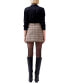 Women's Gina Check-Print Mini Skirt