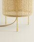 Rattan table lamp