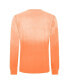 Фото #2 товара Men's and Women's Orange New York Knicks Mohave Sun-Dipped Long Sleeve T-Shirt