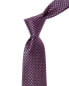 Фото #1 товара Canali Pink Silk Tie Men's Pink Os