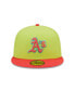 Фото #4 товара Men's Green, Red Oakland Athletics 50th Anniversary Cyber Highlighter 59FIFTY Fitted Hat