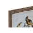 Фото #1 товара Картина DKD Home Decor Деревянное полотно клетка Коричневый (4 шт) 34 x 2 x 44 см Shabby Chic