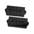 Фото #1 товара Göldo PCP8B Cover for P-Bass Pick-Ups (Black)