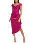 Фото #1 товара Theia Ellery Cowl Neck Gown Women's Purple 0