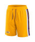 Фото #3 товара Men's Gold Los Angeles Lakers Referee Iconic Mesh Shorts