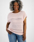 Фото #1 товара Plus Size Dolman-Sleeve Metallic Sweater, Created for Macy's