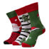 URBAN CLASSICS Stripe Santa Christmas socks 3 pairs
