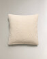 Woven cotton cushion cover