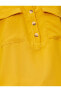 Kadın Sarı Düğme Detaylı Bluz 0yak68000pw