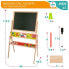 Фото #5 товара WOOMAX 2 In 1 Magnetic Wooden Blackboard With Chalk