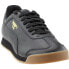 Фото #2 товара Puma Roma Classic Gum Mens Black Sneakers Casual Shoes 366408-02