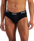 ფოტო #3 პროდუქტის Men's 5pk. Logo Briefs