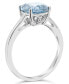 Кольцо Macy's sky Blue Topaz