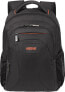 Фото #1 товара Рюкзак для ноутбука черный текстильный Plecak American Tourister Work14.1" czarno-pomaraczowy (33G-39-001)