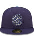 Men's Navy Corpus Christi Hooks Authentic Collection 59FIFTY Fitted Hat