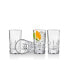 Фото #1 товара Crosby Square Highball Glasses, Set of 4