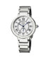 ფოტო #1 პროდუქტის GV2 Women's Rome Silver-Tone Stainless Steel Swiss Quartz Bracelet Watch 36 mm