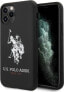 Фото #1 товара U.S. Polo Assn US Polo USHCN65SLHRBK iPhone 11 Pro Max czarny/black Silicone Collection