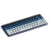 Фото #1 товара Bezprzewodowa klawiatura z podświetleniem KU101 Bluetooth USB-C niebieska