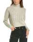 Rebecca Taylor Chainette Turtleneck Wool & Alpaca-Blend Sweater Women's Xl - фото #2