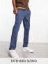 ASOS DESIGN sim chinos in navy