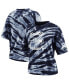 Фото #2 товара Women's College Navy Seattle Seahawks Tie-Dye T-Shirt