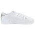 Puma Jada Distressed Perforated Lace Up Womens White Sneakers Casual Shoes 3876