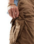 Superdry Core cargo short in deep brown