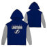 Фото #1 товара NHL Tampa Bay Lightning Girls' Poly Fleece Hooded Sweatshirt - XL
