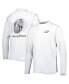 Фото #1 товара Men's White Philadelphia Eagles Laces Out Billboard Long Sleeve T-shirt