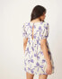 Фото #2 товара ASOS DESIGN mini smock dress with bow front and lace trims in bow print