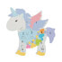 Zahlenpuzzle Einhorn