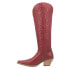 Фото #3 товара Dingo Raisin Kane Snip Toe Cowboy Womens Red Casual Boots DI167-600