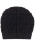Фото #1 товара Fendi Black monogram knitted Logo hat one size 260165