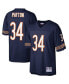 Фото #4 товара Men's Walter Payton Navy Chicago Bears Big and Tall 1985 Retired Player Replica Jersey