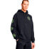 UNDER ARMOUR Rival Fleece HBR Logo hoodie Black / Morph Green, S - фото #1