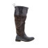 Фото #1 товара Roan by Bed Stu Natty F858037 Womens Gray Leather Lace Up Knee High Boots
