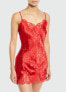 Lise Charmel 278152 Floral Lace Dressing Babydoll Chemise size M Red - фото #1