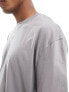 ASOS DESIGN oversized crew neck t-shirt in stone