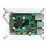 Фото #6 товара Case for two Raspberry Pi 4B/3B+/3B/2B - with two fans - transparent open V2