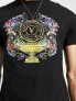 Versace Jeans Couture v emblem garden t-shirt in black