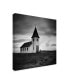 Фото #2 товара Nina Papiorek 'Iceland Hellnar Church' Canvas Art - 18" x 18"