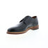 Фото #4 товара Florsheim Annuity Cap Toe Oxford Mens Black Oxfords & Lace Ups Cap Toe Shoes 9