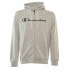 Фото #3 товара Толстовка с капюшоном мужская Champion Hooded Full Zip Серый