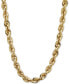 ფოტო #1 პროდუქტის 24" Glitter Rope Necklace (5-1/2mm) in 14k Gold