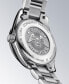 ფოტო #3 პროდუქტის Women’s Swiss Conquest Classic Diamond Accent Stainless Steel Bracelet Watch 29.5mm