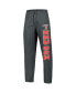 ფოტო #4 პროდუქტის Men's Charcoal, Navy Boston Red Sox Meter T-shirt and Pants Sleep Set