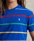 Фото #3 товара Men's Classic-Fit Striped Jersey T-Shirt