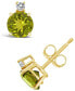 Фото #2 товара Серьги Macy's Peridot and Diamond