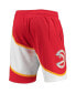 Шорты Mitchell & Ness мужские красные Atlanta Hawks 1986 Hardwood Classics 75-летие Красный, Средний - фото #4